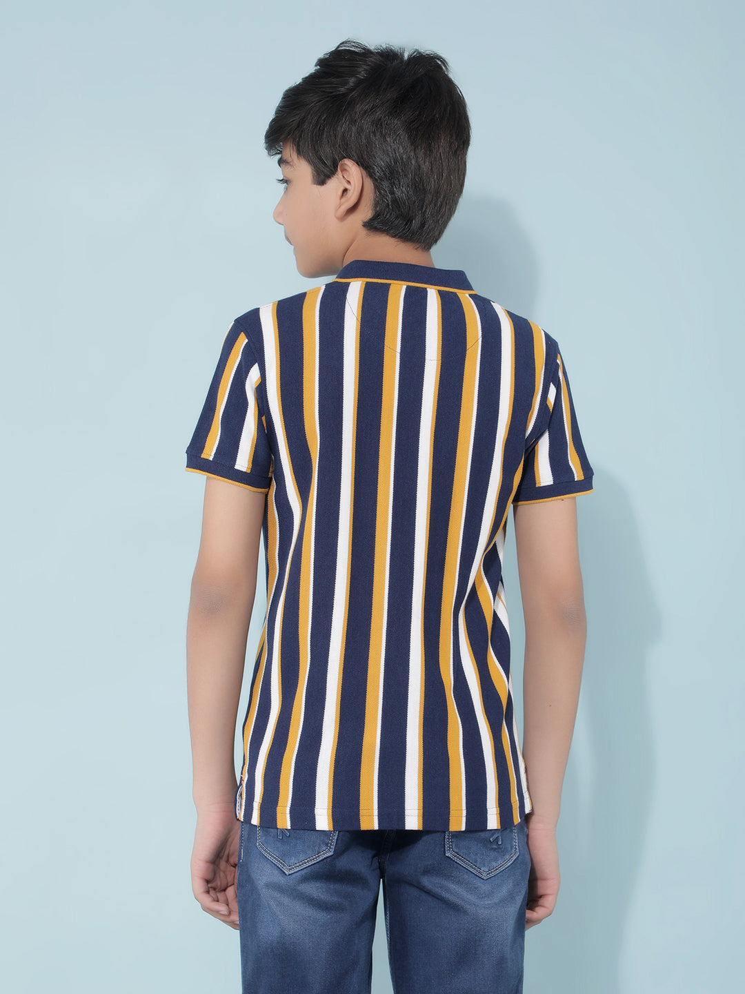 Multi Color Color-Blocked T-Shirt-Boys T-Shirts-Crimsoune Club