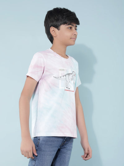 Multi Color Graphic Print T-Shirt-Boys T-Shirts-Crimsoune Club
