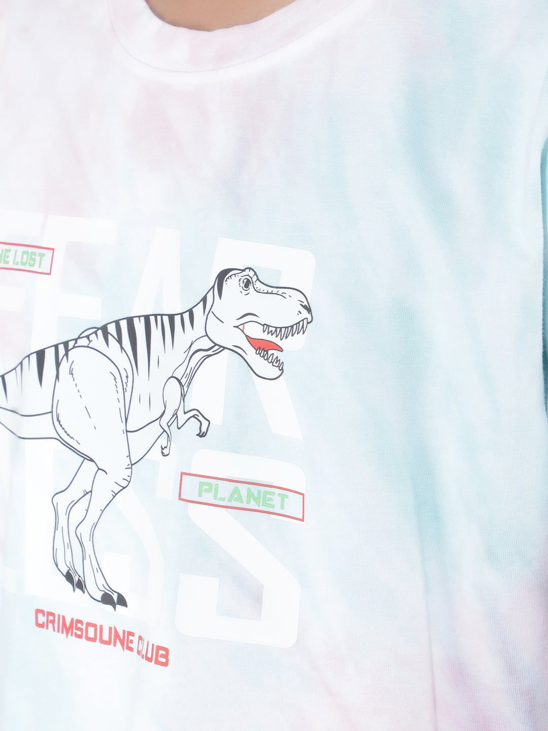 Multi Color Graphic Print T-Shirt-Boys T-Shirts-Crimsoune Club