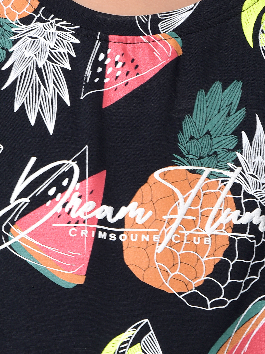 Navy Blue Printed T-Shirt-Boys T-Shirts-Crimsoune Club