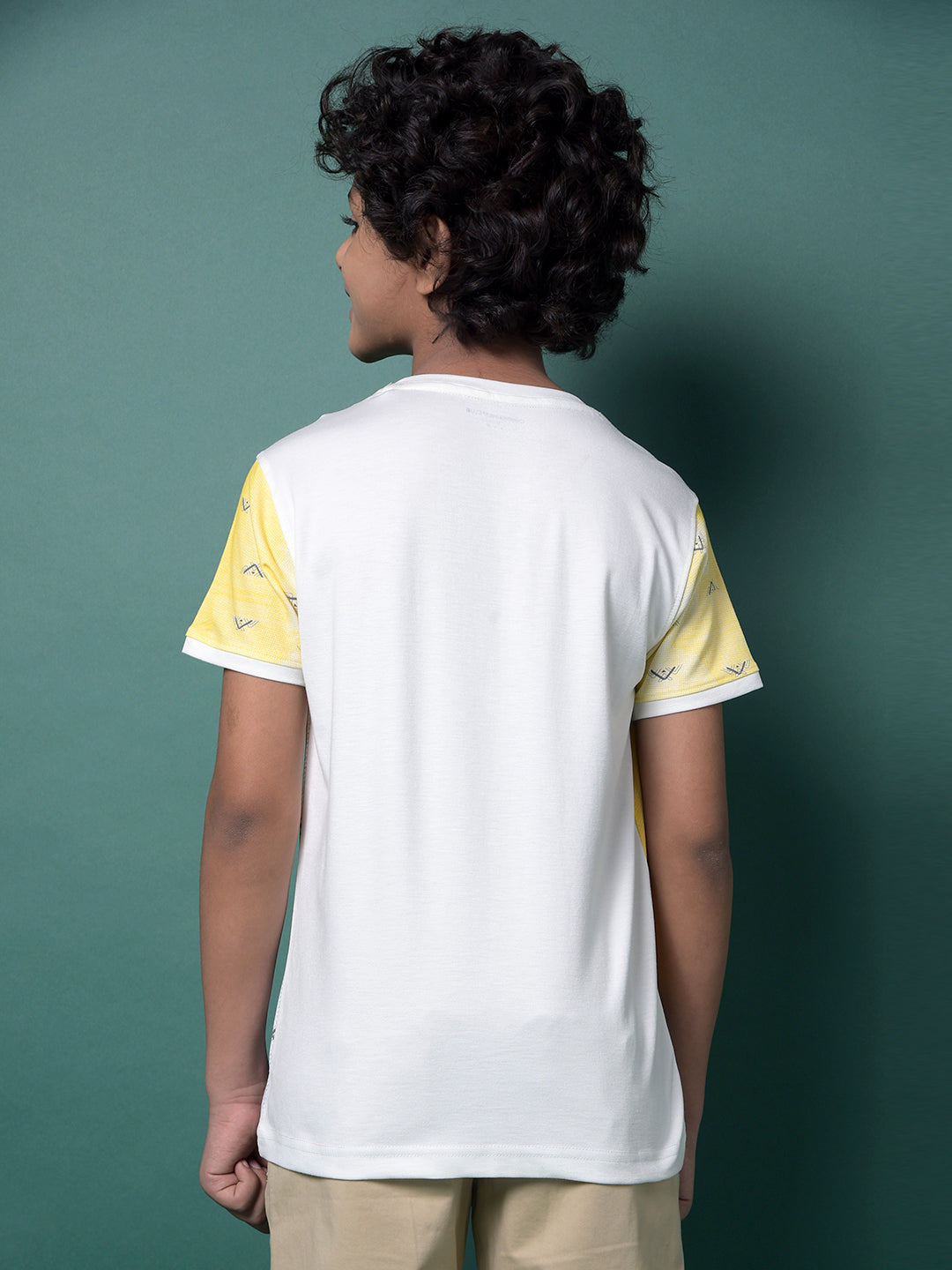 White Printed T-Shirt-Boys T-Shirts-Crimsoune Club