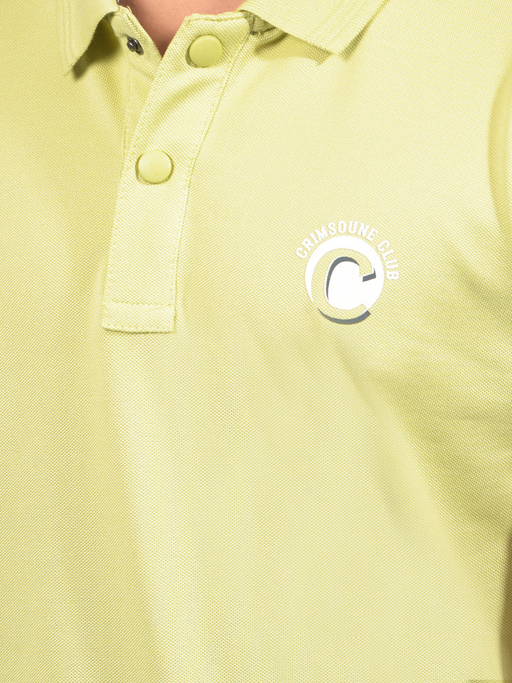 Green Polo-Neck T-Shirt-Boys T-Shirts-Crimsoune Club