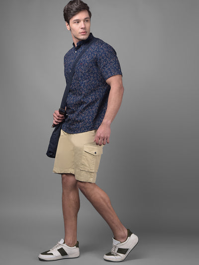 Khaki Shorts-Men Shorts-Crimsoune Club