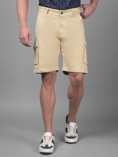 Khaki Shorts-Men Shorts-Crimsoune Club