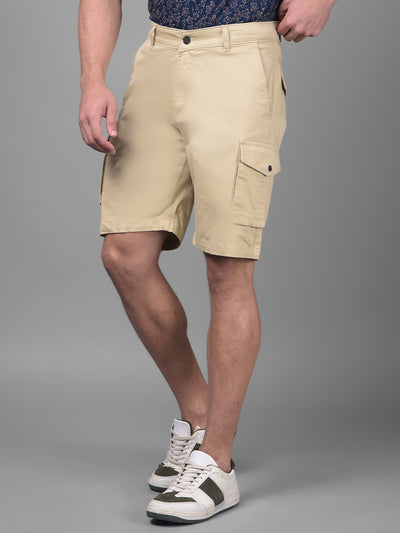 Khaki Shorts-Men Shorts-Crimsoune Club