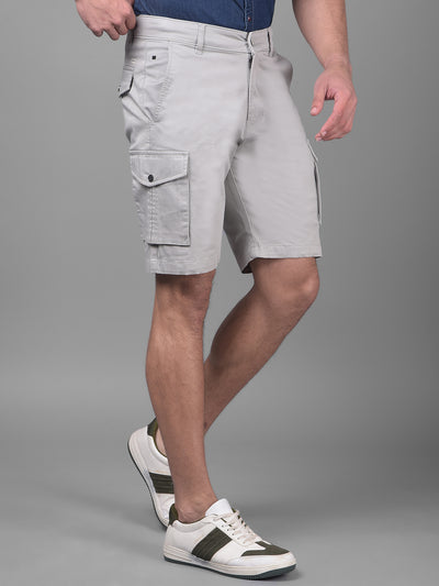 Grey Shorts-Men Shorts-Crimsoune Club