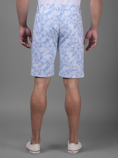 Blue Urban Shorts-Men Shorts-Crimsoune Club