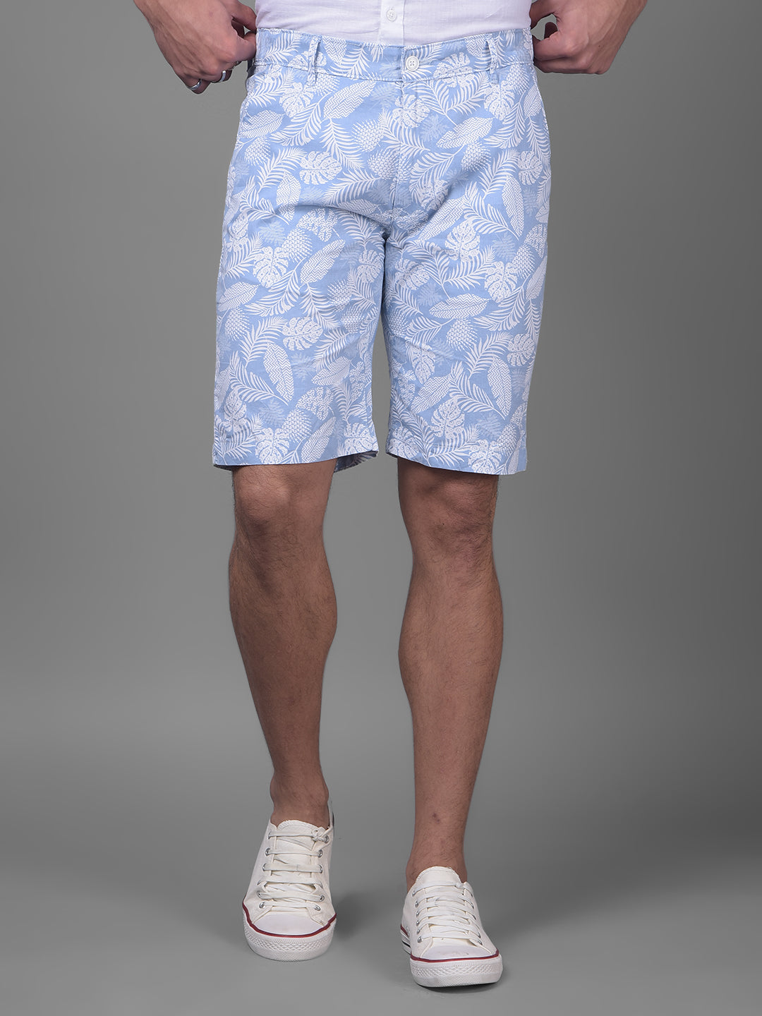 Blue Urban Shorts-Men Shorts-Crimsoune Club