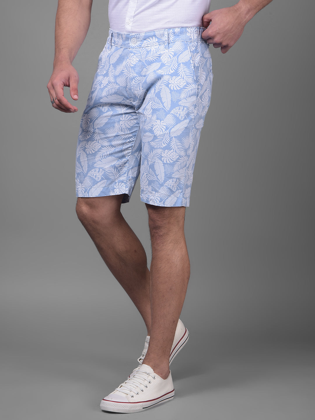 Blue Urban Shorts-Men Shorts-Crimsoune Club