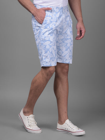 Blue Urban Shorts-Men Shorts-Crimsoune Club