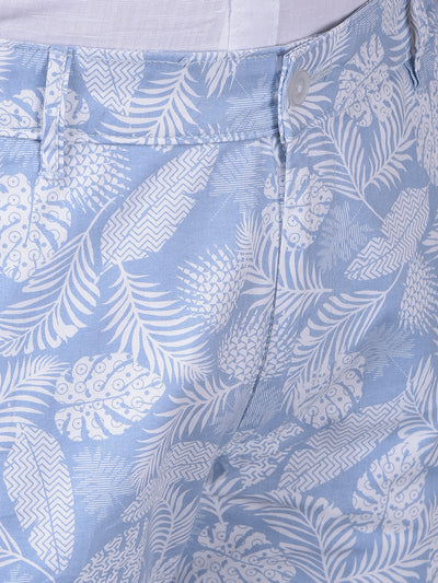 Blue Urban Shorts-Men Shorts-Crimsoune Club