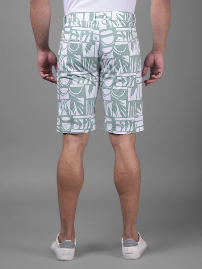 Green Urban Shorts-Men Shorts-Crimsoune Club