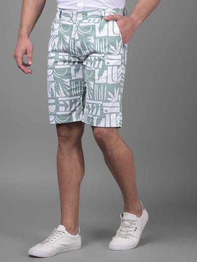 Green Urban Shorts-Men Shorts-Crimsoune Club