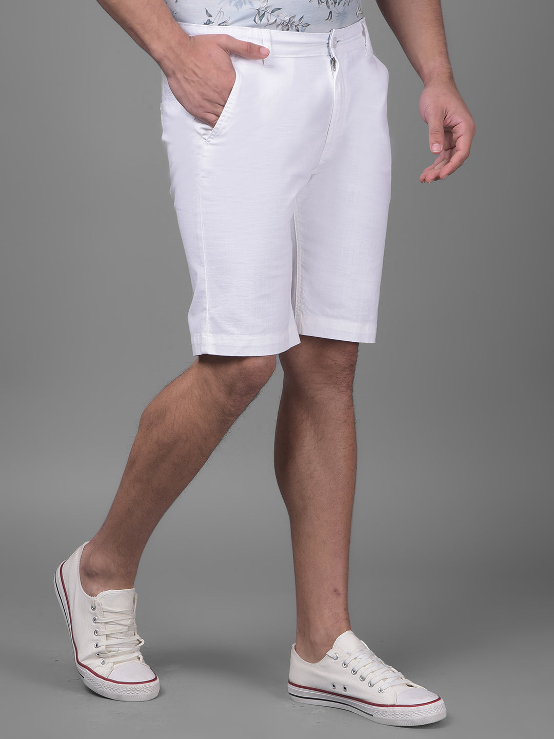 White Shorts-Men Shorts-Crimsoune Club