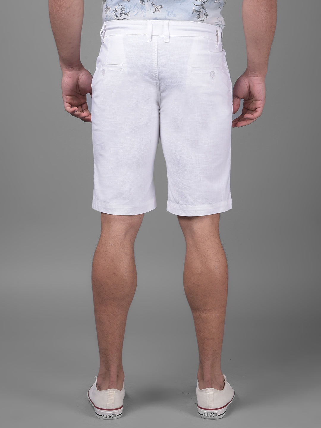 White Shorts-Men Shorts-Crimsoune Club