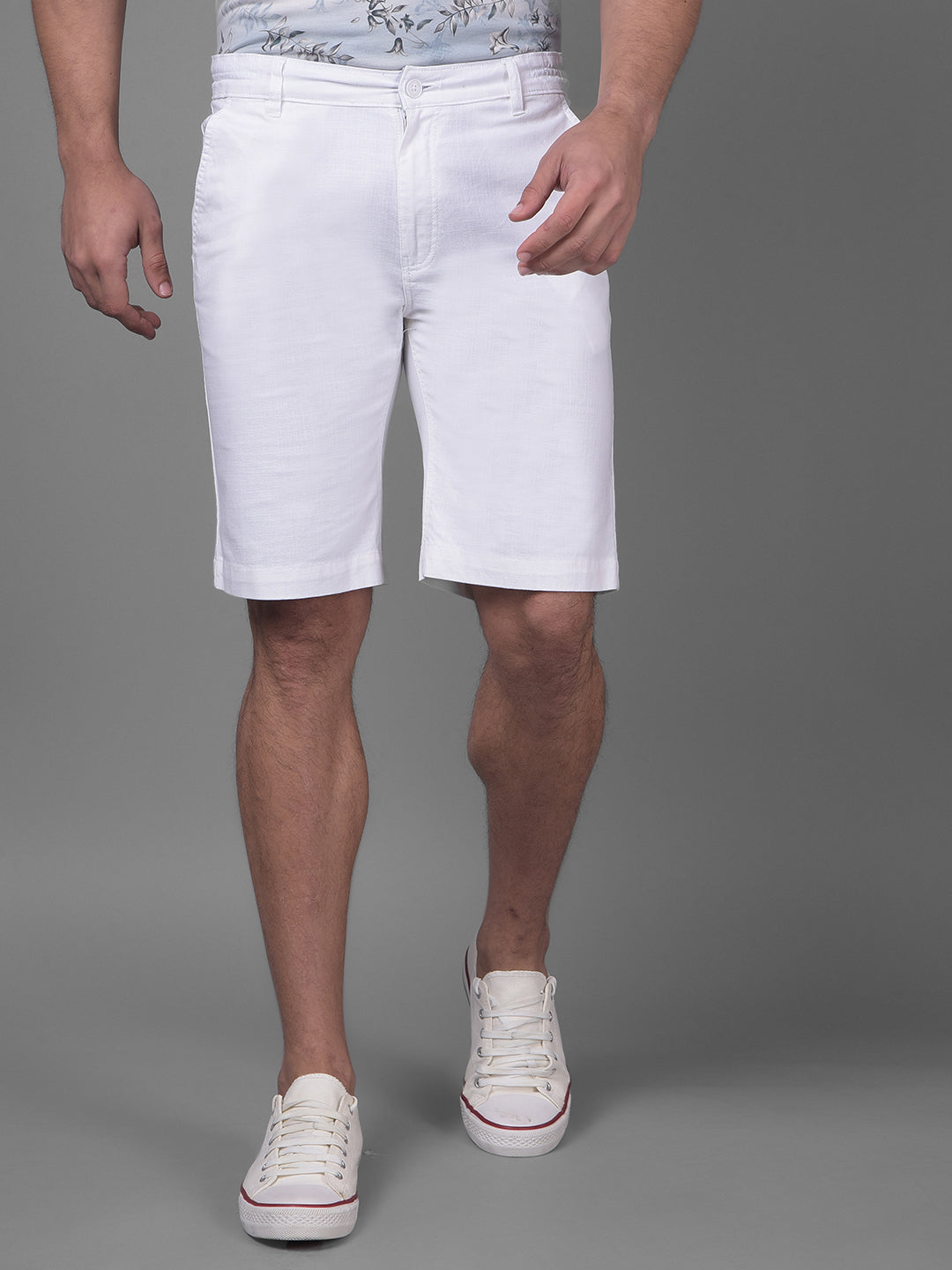 White Shorts-Men Shorts-Crimsoune Club