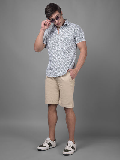 Khaki Shorts-Men Shorts-Crimsoune Club