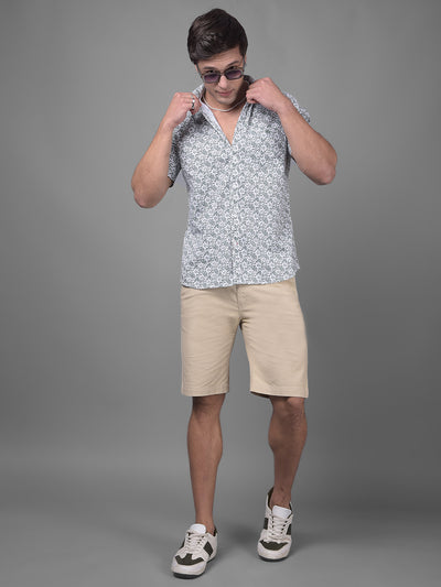 Khaki Shorts-Men Shorts-Crimsoune Club