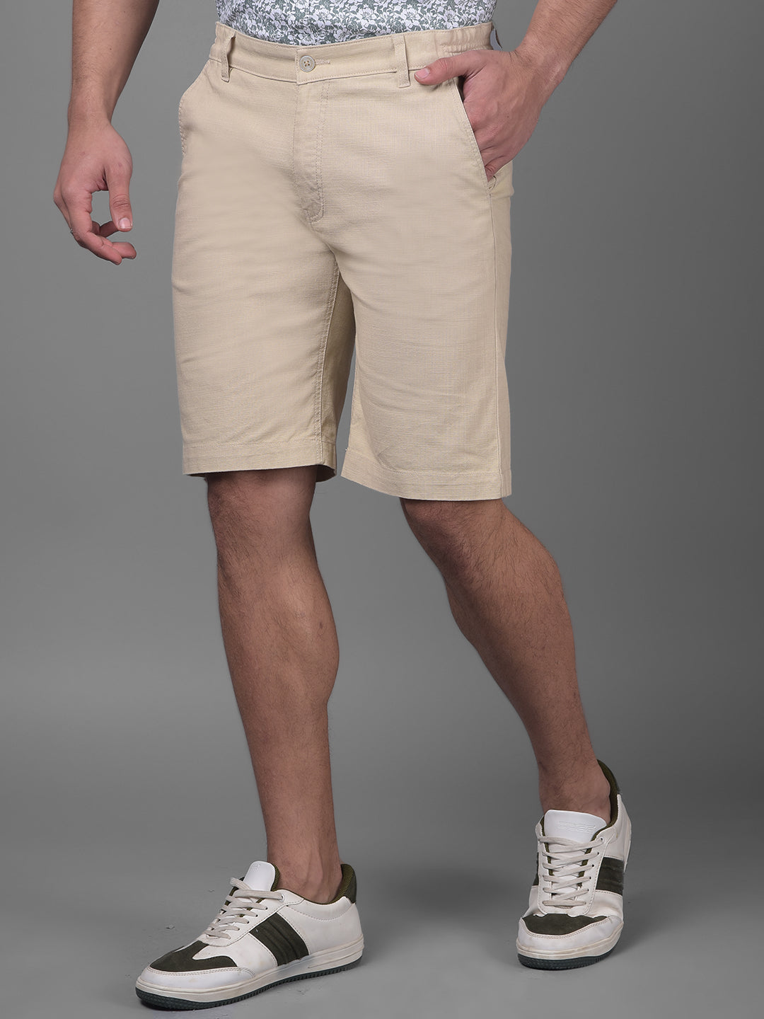 Khaki Shorts-Men Shorts-Crimsoune Club