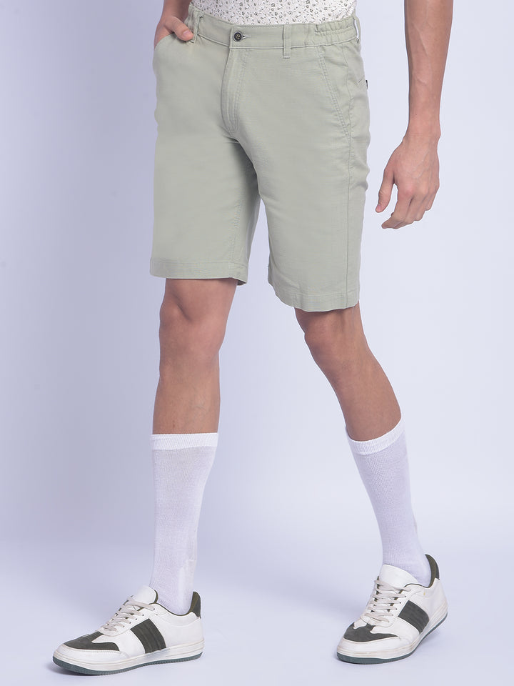 Green Shorts-Men Shorts-Crimsoune Club