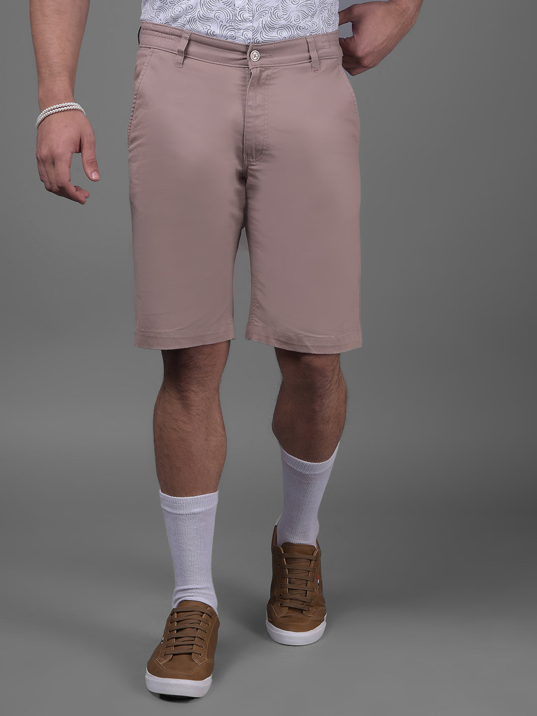 Brown Shorts-Men Shorts-Crimsoune Club