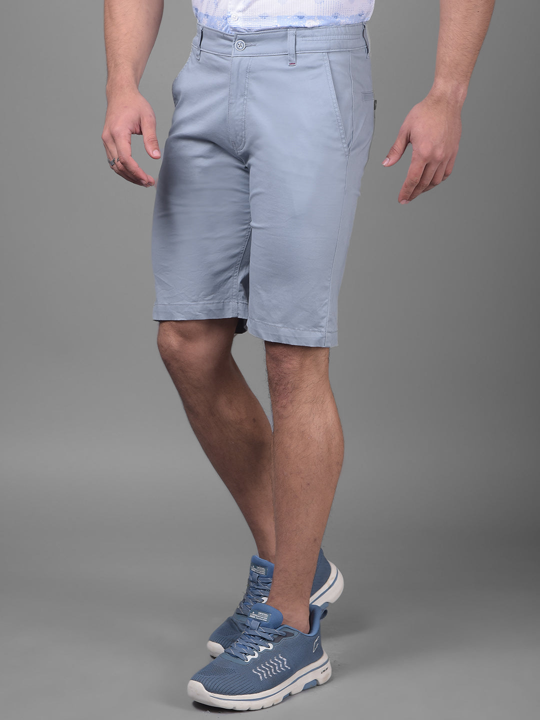 Blue Shorts-Men Shorts-Crimsoune Club