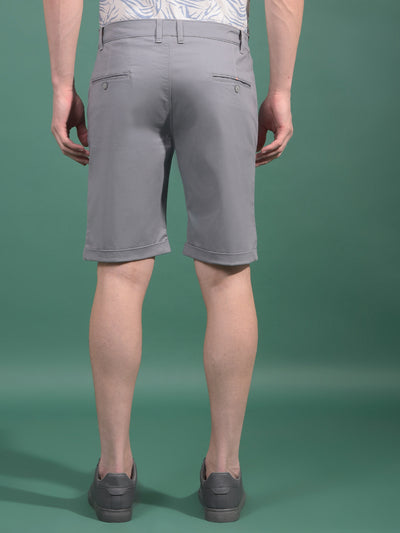 Blue Cotton Shorts-Men Shorts-Crimsoune Club