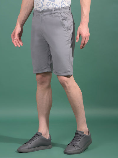 Blue Cotton Shorts-Men Shorts-Crimsoune Club