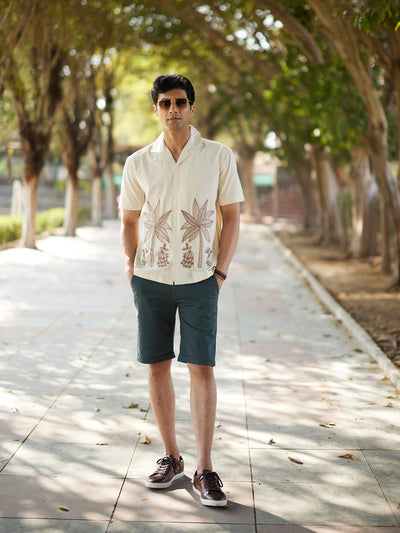 Green Shorts-Men Shorts-Crimsoune Club