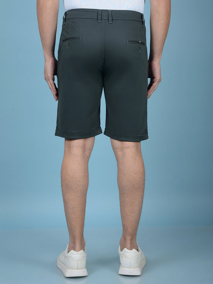 Green Shorts-Men Shorts-Crimsoune Club