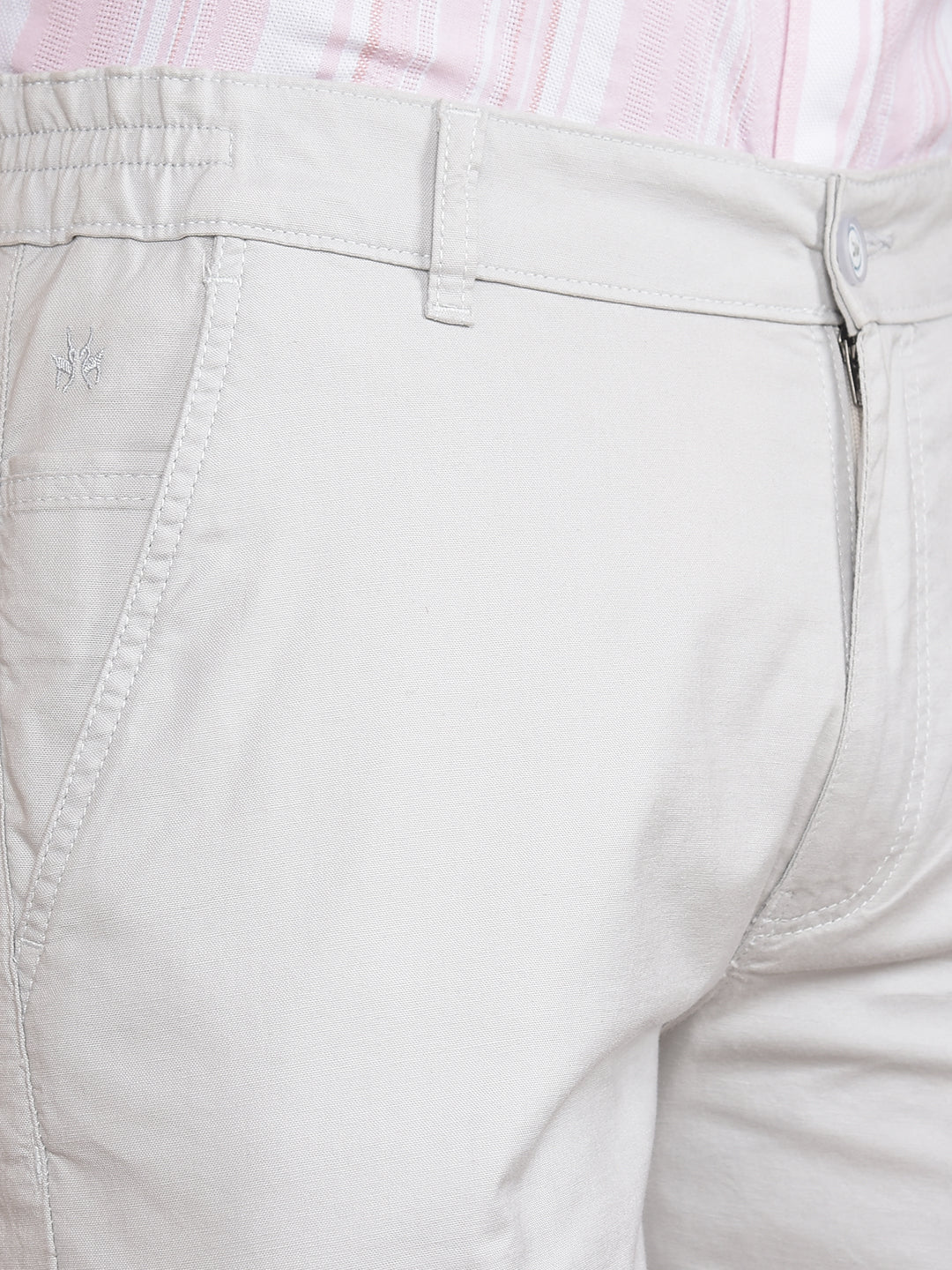 Grey Cotton Shorts-Men Shorts-Crimsoune Club