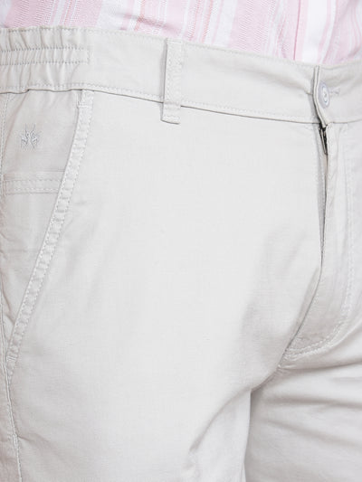 Grey Cotton Shorts-Men Shorts-Crimsoune Club