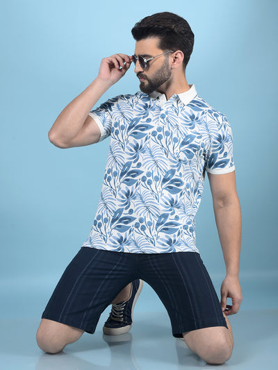 Navy Blue Vertical Stripes 100% Cotton Shorts-Men Shorts-Crimsoune Club