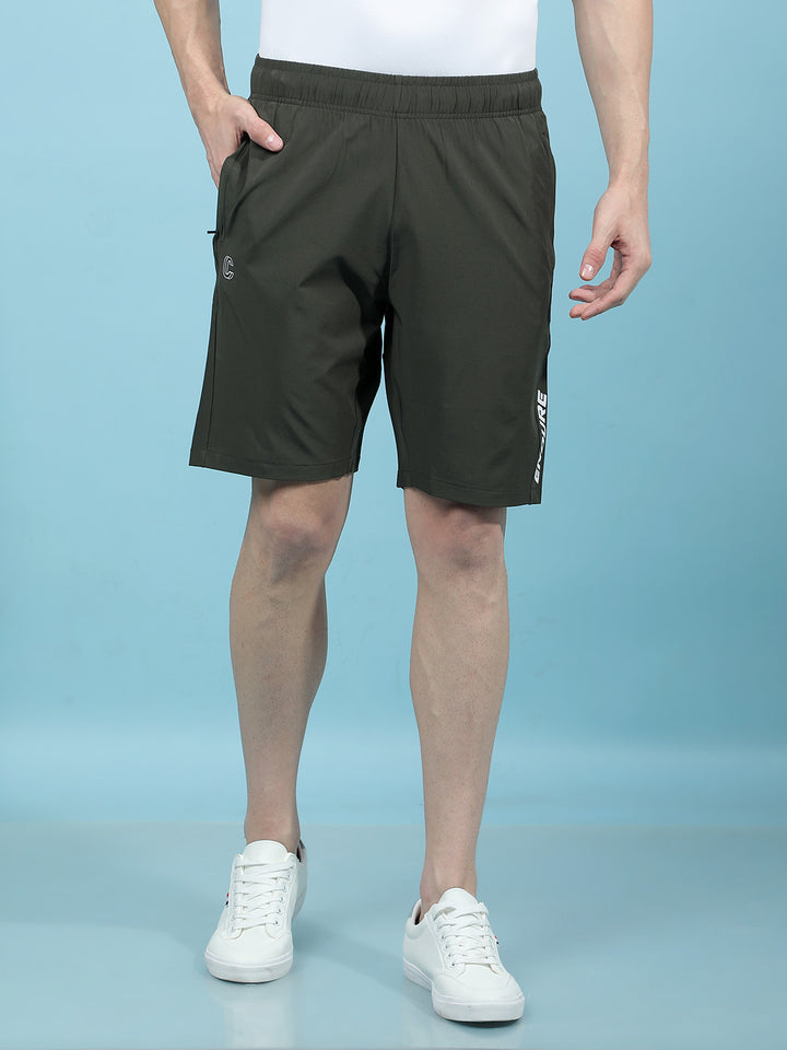 Olive Shorts-Men Shorts-Crimsoune Club