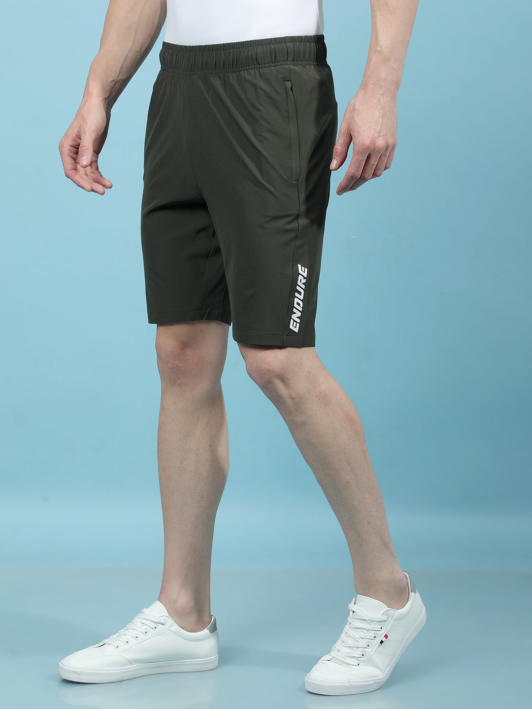 Olive Shorts-Men Shorts-Crimsoune Club