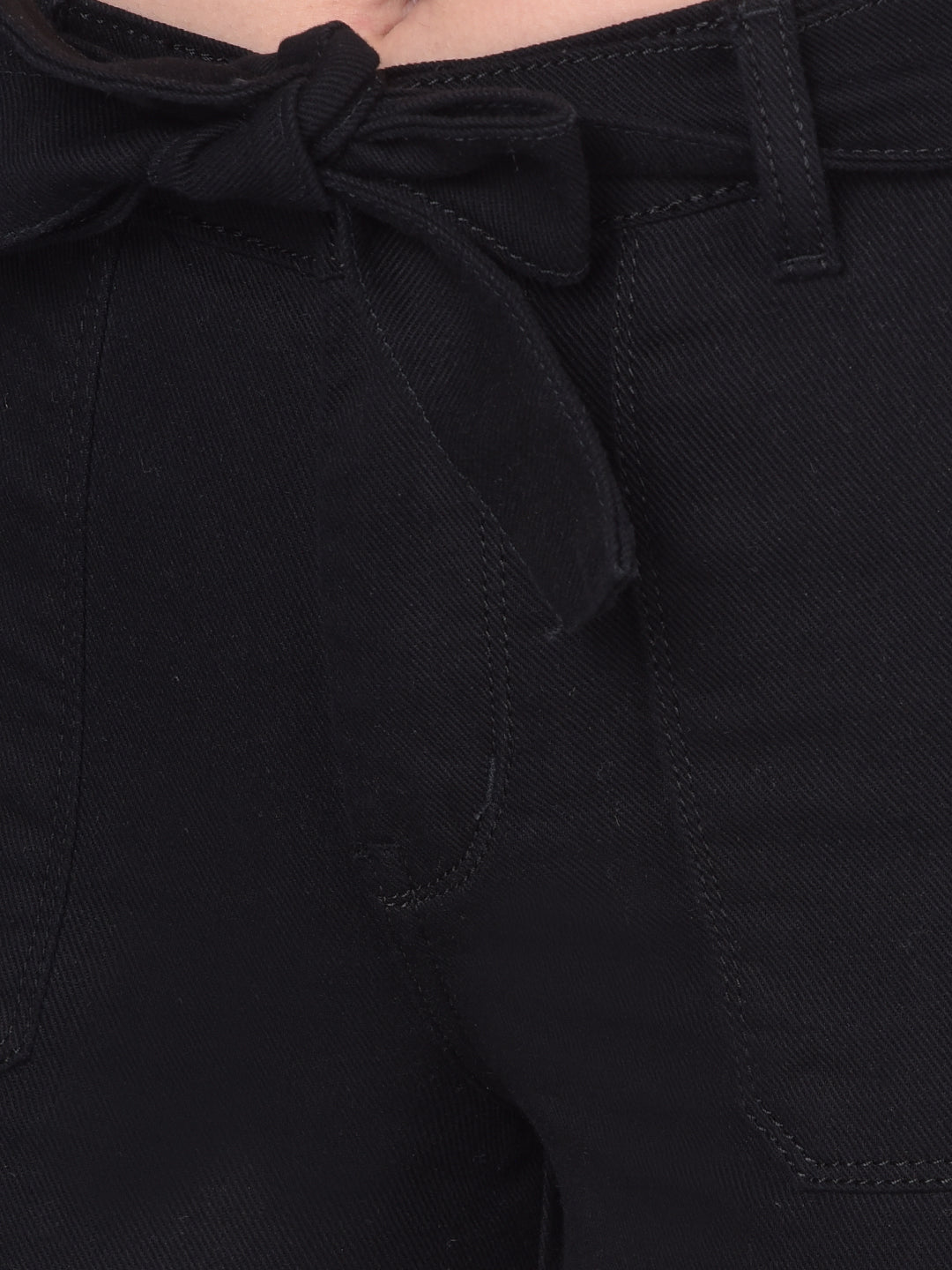 Black Hot Pants-Women Shorts-Crimsoune Club
