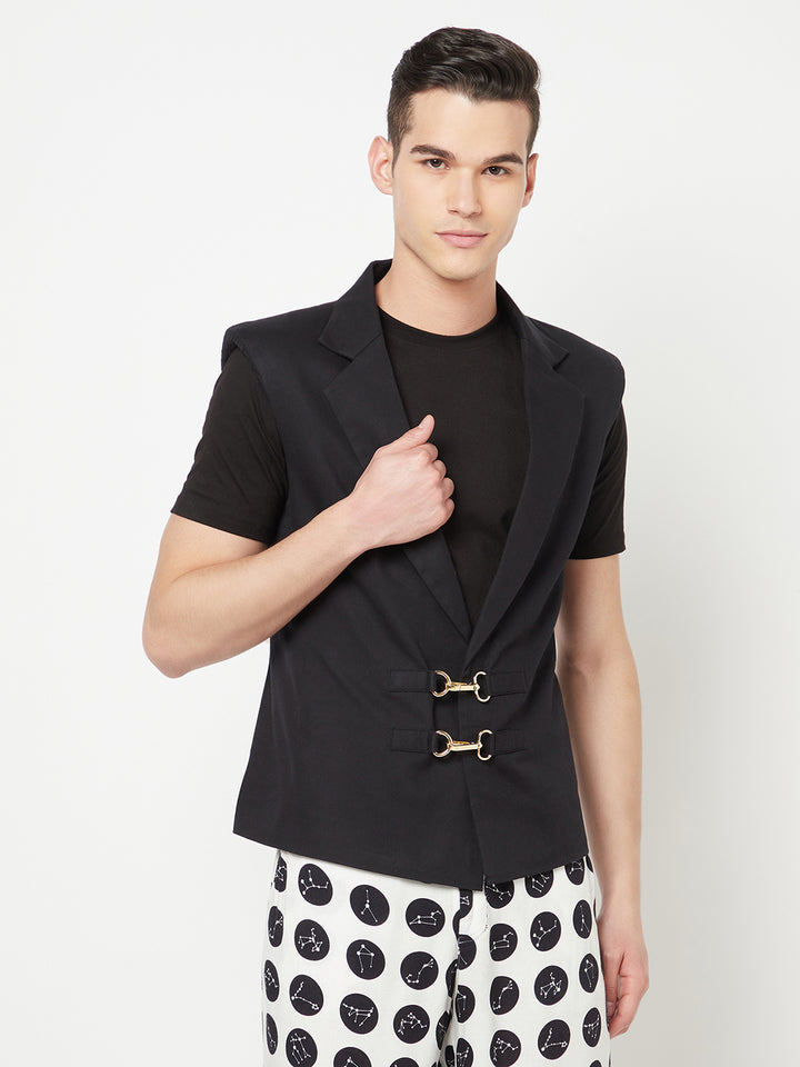 Embellished Waistcoat-Men Waist Coat-Crimsoune Club