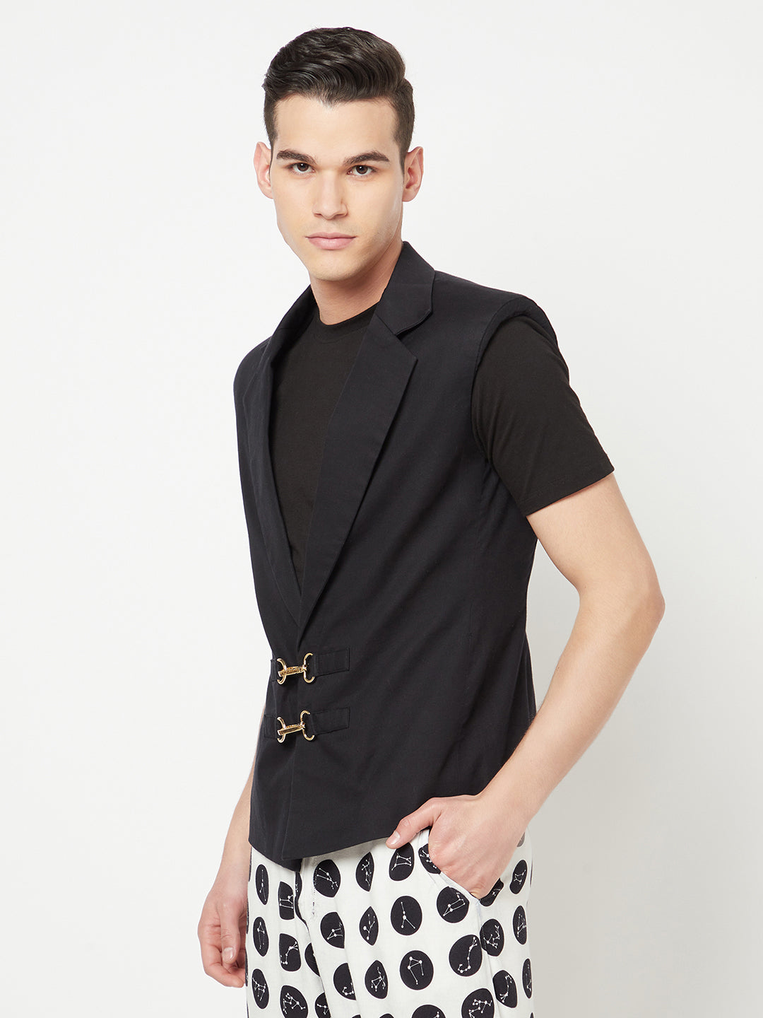 Embellished Waistcoat-Men Waist Coat-Crimsoune Club