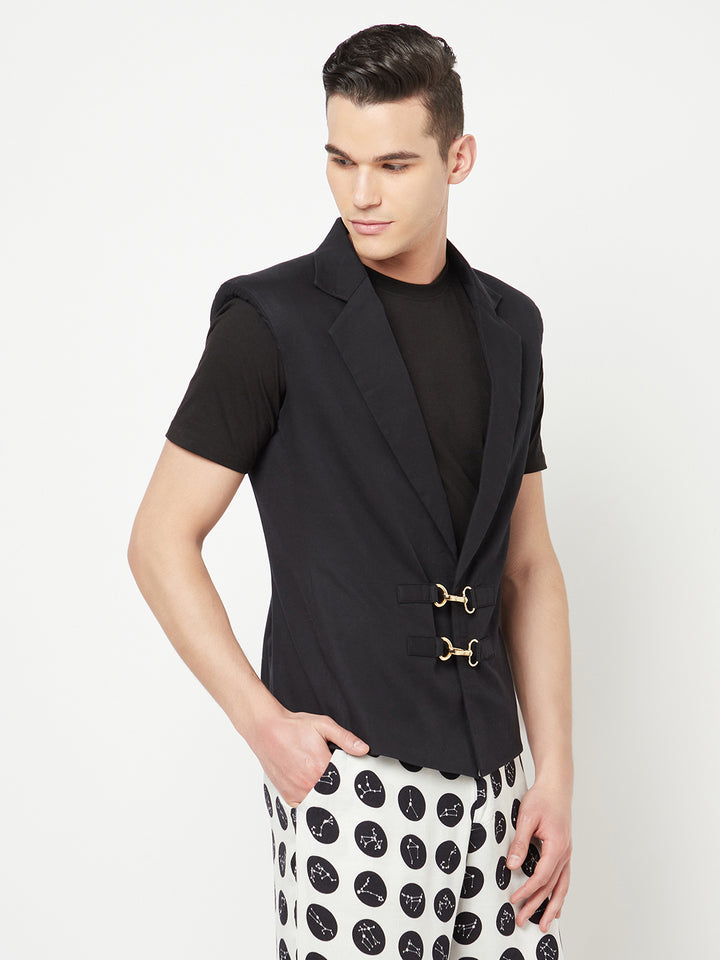 Embellished Waistcoat-Men Waist Coat-Crimsoune Club