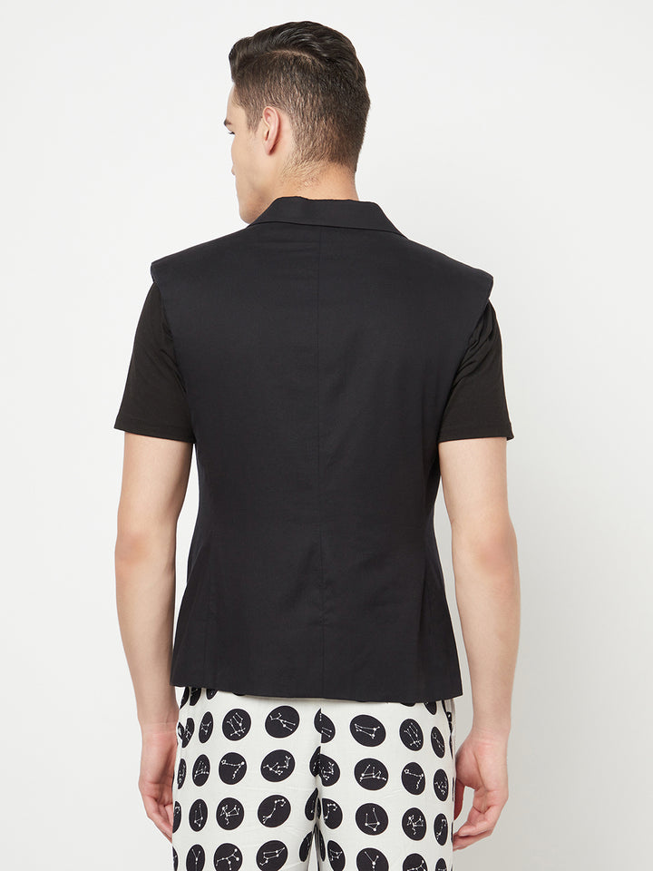Embellished Waistcoat-Men Waist Coat-Crimsoune Club