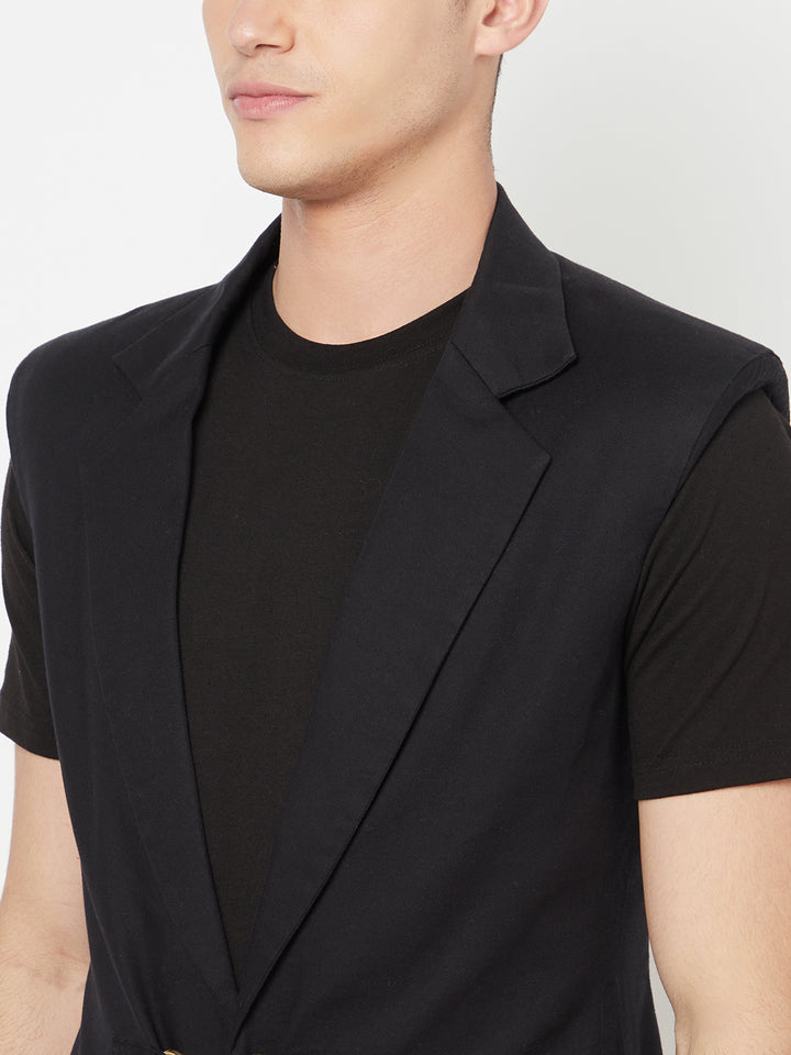 Embellished Waistcoat-Men Waist Coat-Crimsoune Club