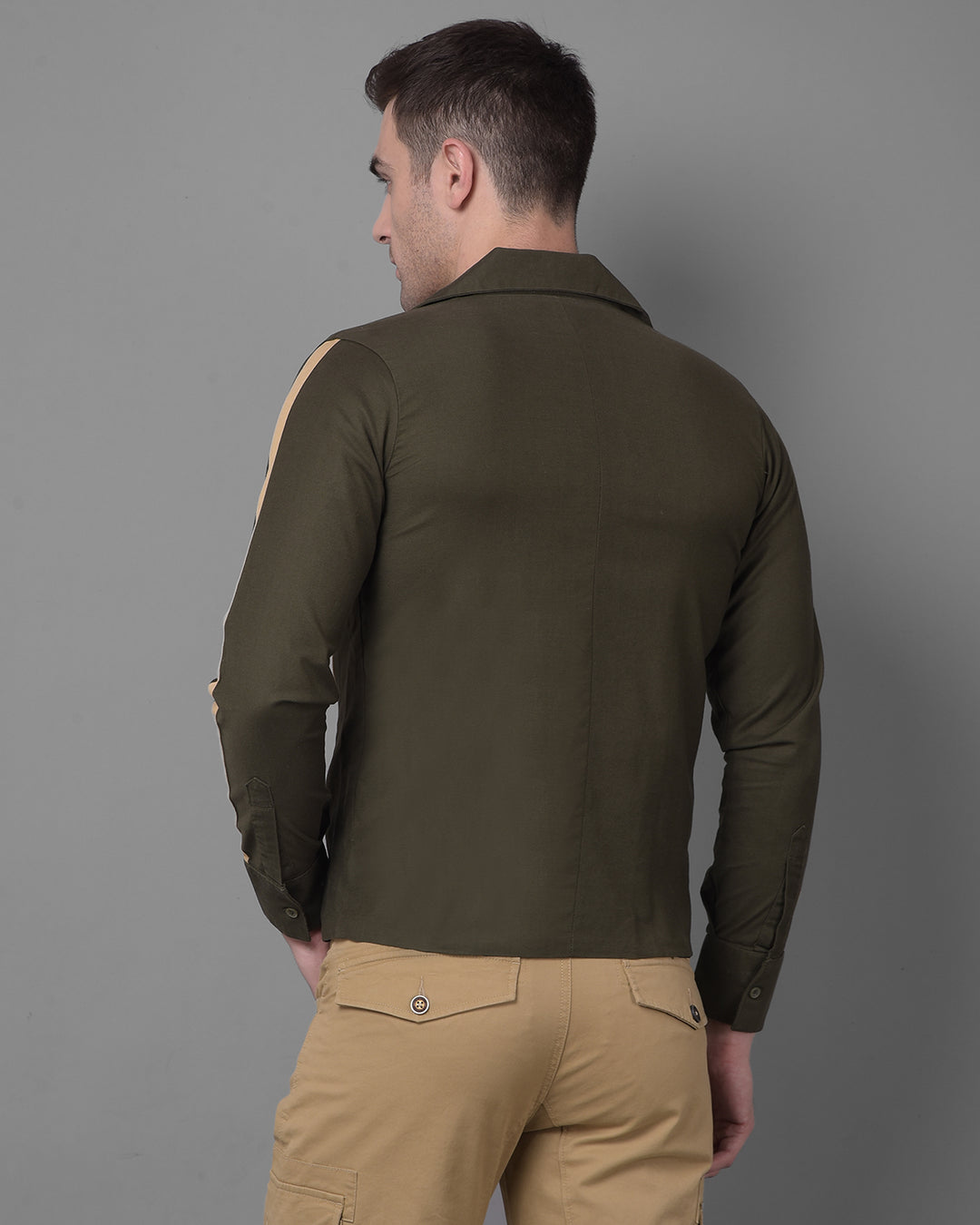 Olive Jacket-Men Jackets-Crimsoune Club