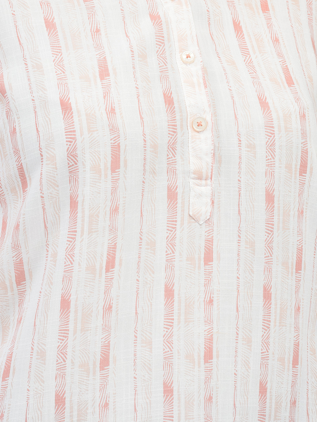 Striped Peach Top-Women Tops-Crimsoune Club