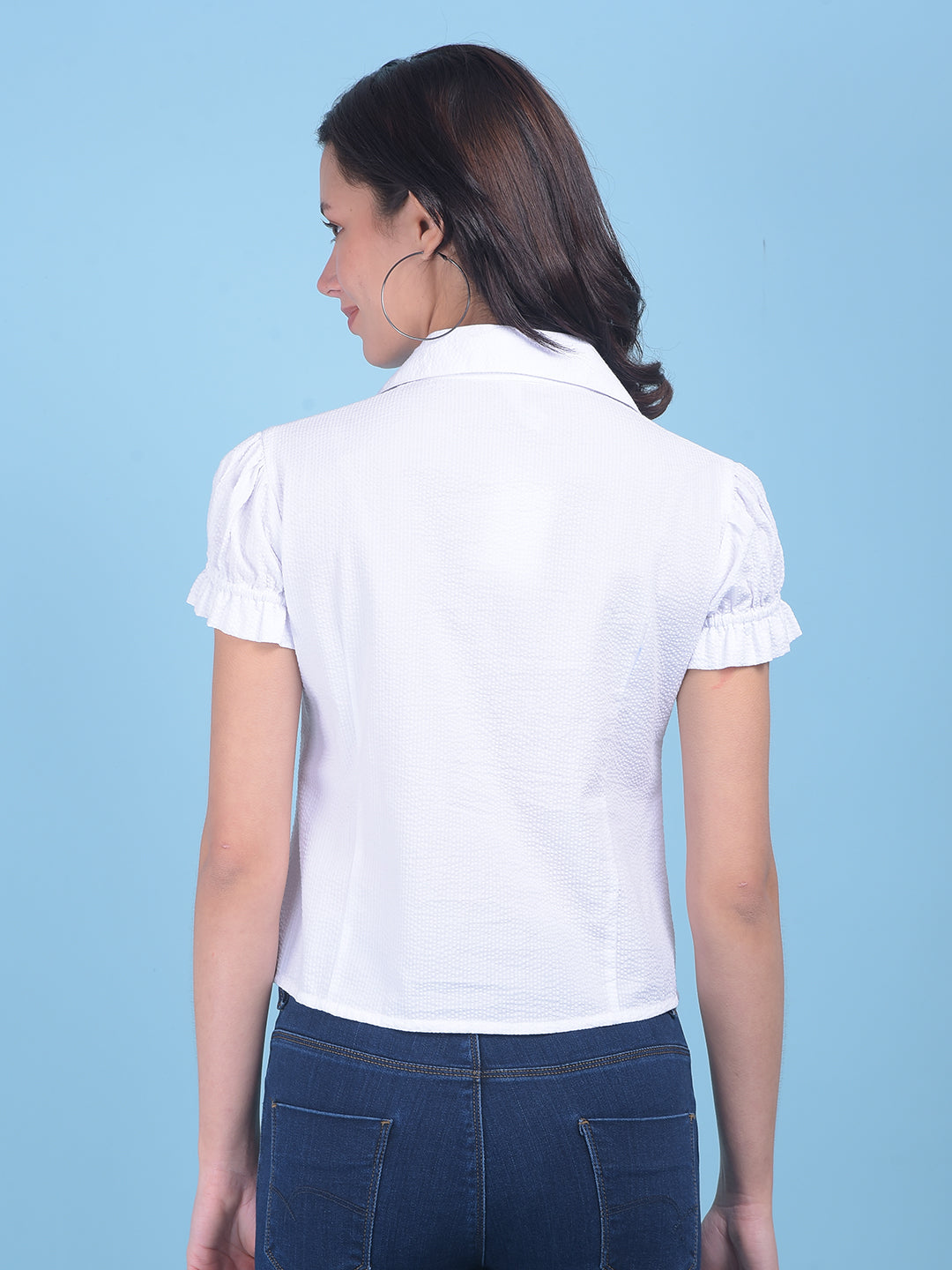 White Top-Women Tops-Crimsoune Club