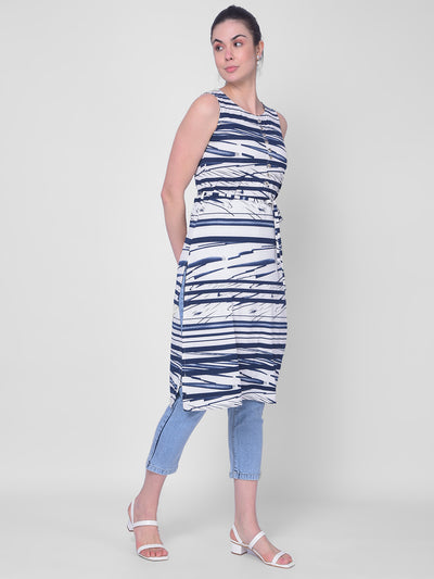 Sleeveless Dress with Side Slits-Women Dresses-Crimsoune Club