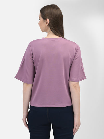 Purple Top-Women Tops-Crimsoune Club