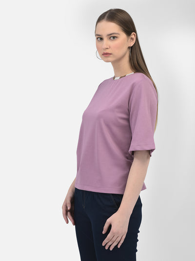 Purple Top-Women Tops-Crimsoune Club