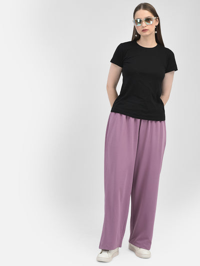 Purple Culottes-Women Culottes-Crimsoune Club