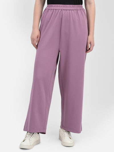 Purple Culottes-Women Culottes-Crimsoune Club
