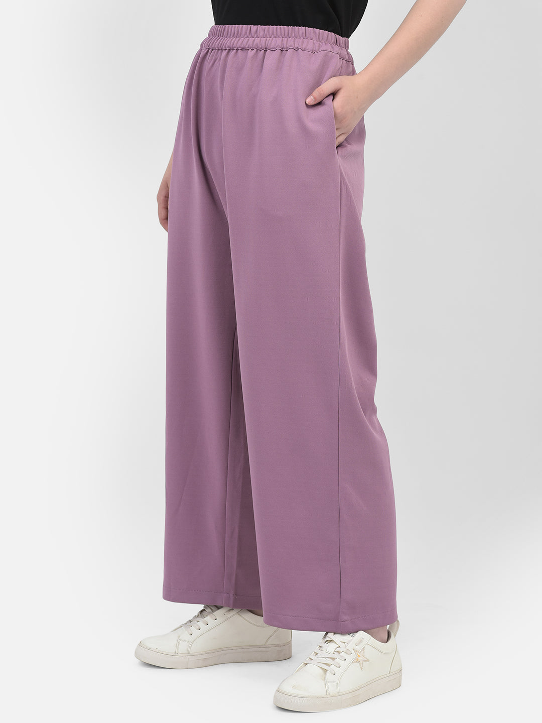 Purple Culottes-Women Culottes-Crimsoune Club